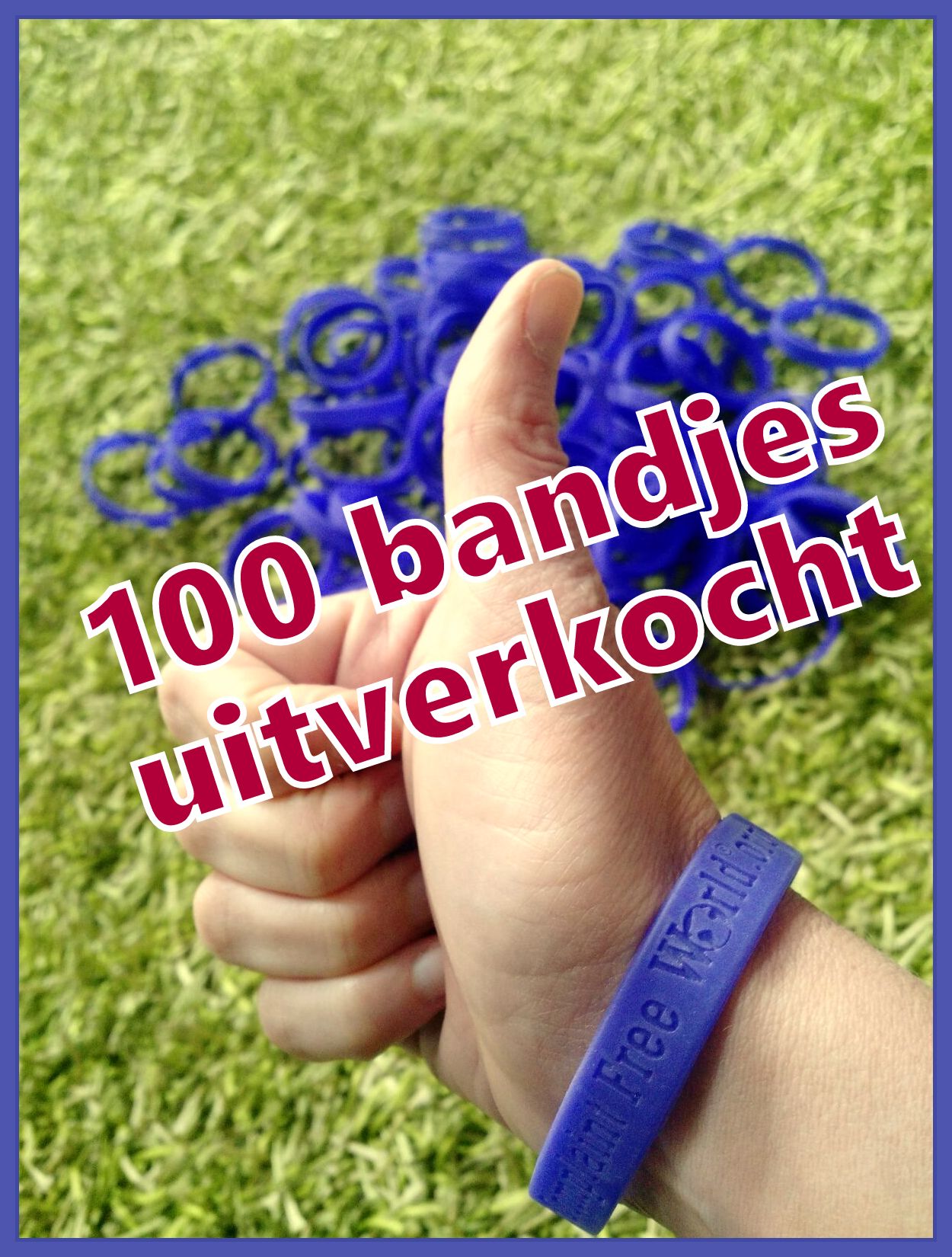 100 bandjes uitverkocht